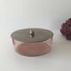 Oval glass candy