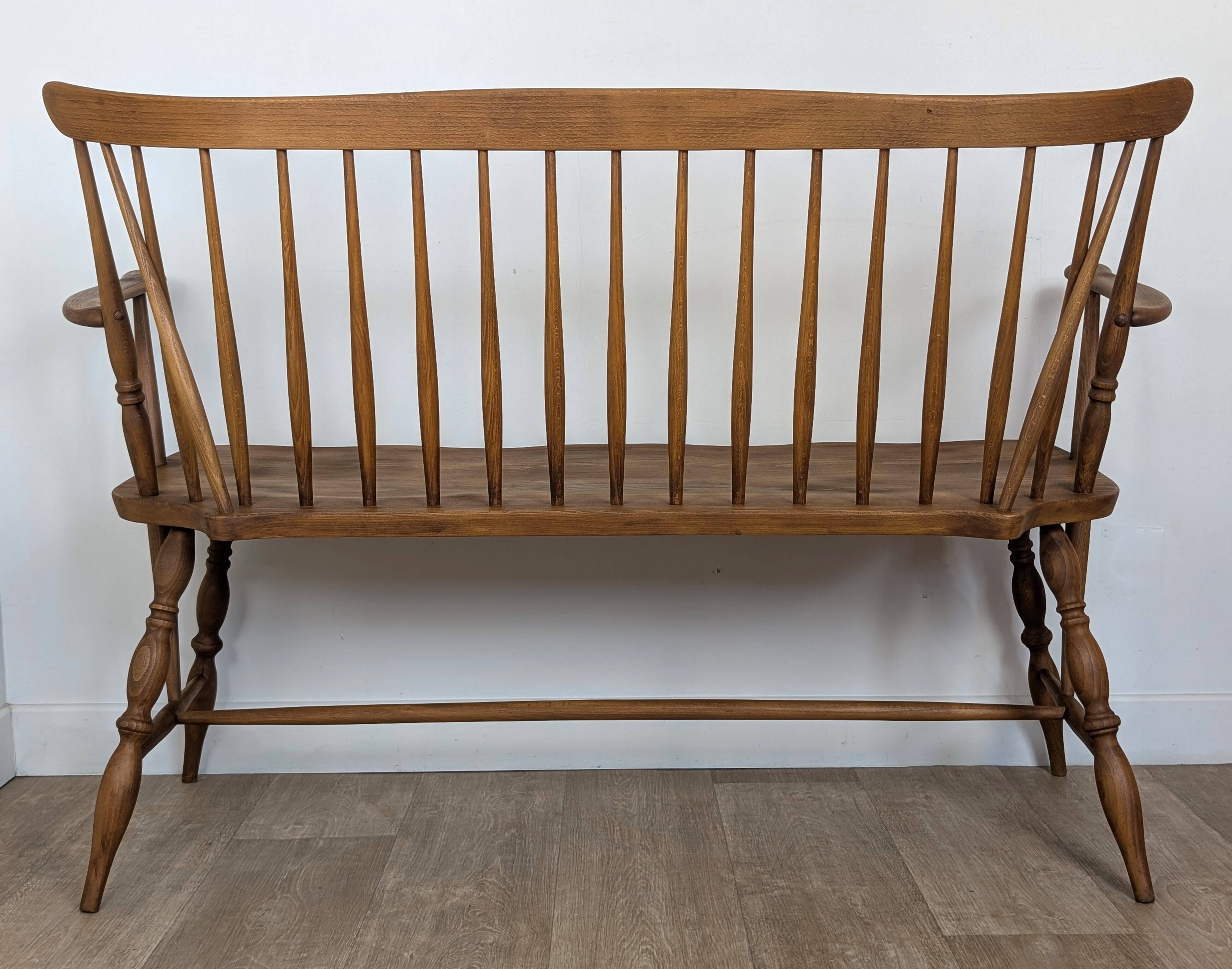 Bench, vintage bench in solid wood