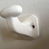 Peg art deco white ceramic