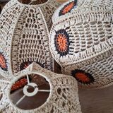 Ensemble de 3 abats-jours vintages