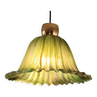 Suspension fleur verte