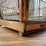 Vintage gold metal cage