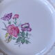 3 Vintage flower plates by Digoin & Sarreguemines