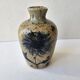 Vase with floral motif in enamelled ceramic - signed Suzanne Dauliach