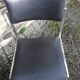 Pair of OEM Strafor 1960 leatherette chrome metal chairs