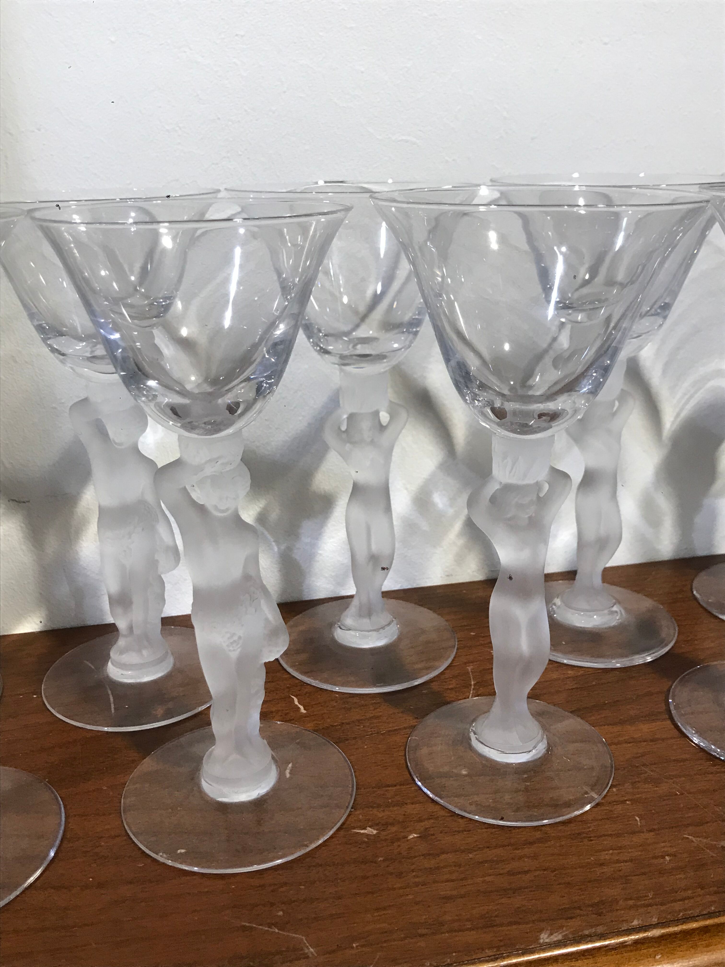 12 crystal wine glasses from bacchus