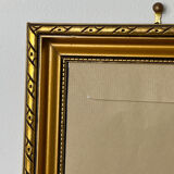 Gold and black wooden frame