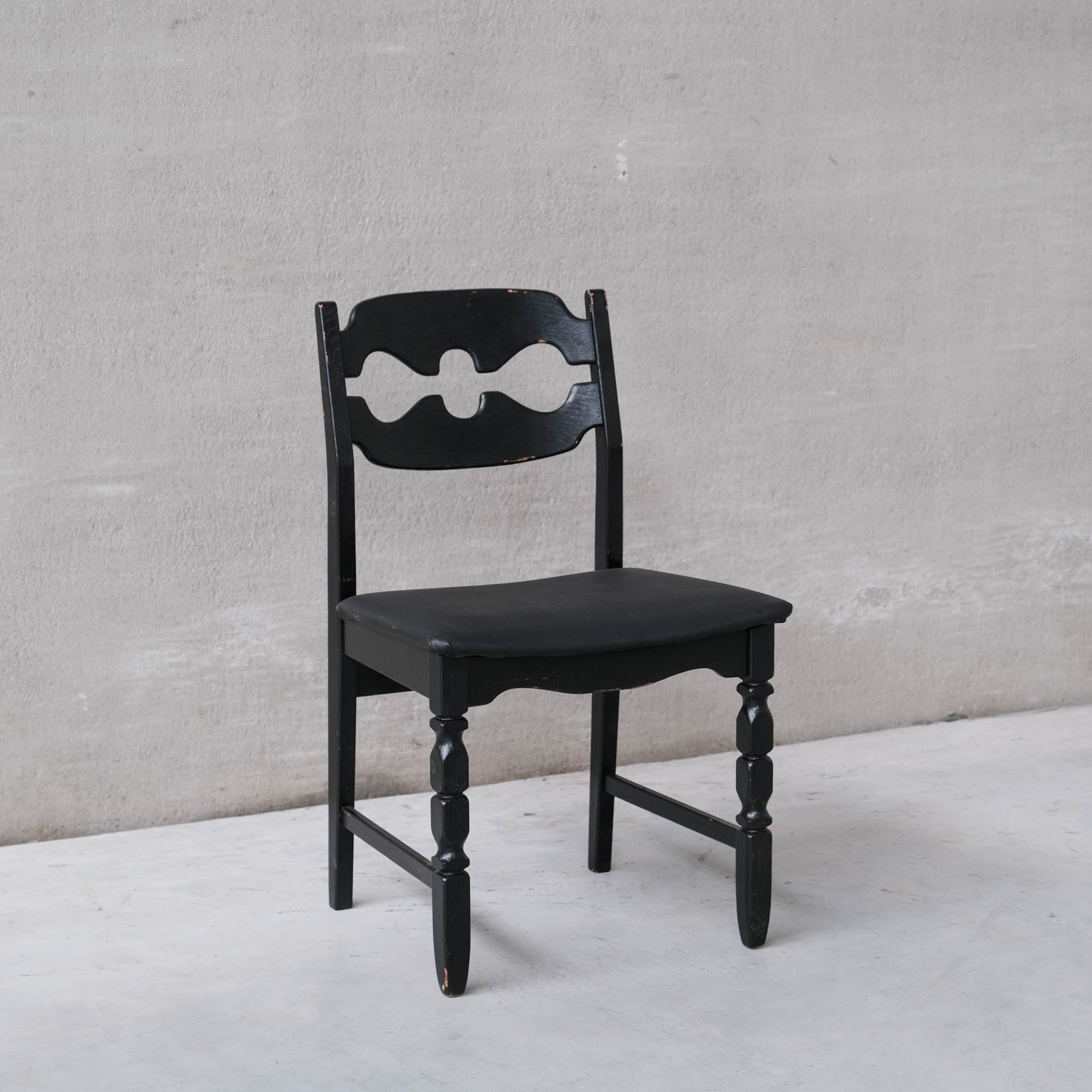 Oak Danish Dining Chairs production Nyrup Mobelfabrik