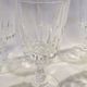 series of six white wine glasses Porto crystal from Arques service Louvre