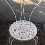 Garden furniture in wrought iron