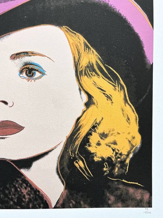 Lithographie CMOA Andy Warhol LIMITÉE | Portrait Pop Art INGRID BERGMAN