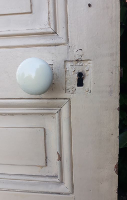 Haussmannian gate 79.8x215cm old