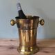 Vintage brass ice bucket