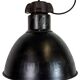 Industrial Bauhaus Black Enamel Pendant Light, 1930s