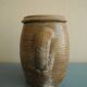 Ancien pot grès vernissé déco rustique old french stoneware pot vase