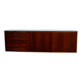 Suspended teak buffet from the 1970s.