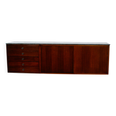 Suspended teak buffet from the 1970s.