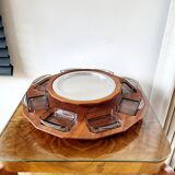 Plateau tournant Lazy Susan, design scandinave des années 60