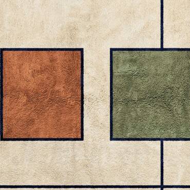 Traditional handmade Beni Ouarine rug 250cmx150cm
