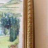 Illustration of a "French garden" under glass