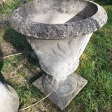 Pair of medieval stone planters