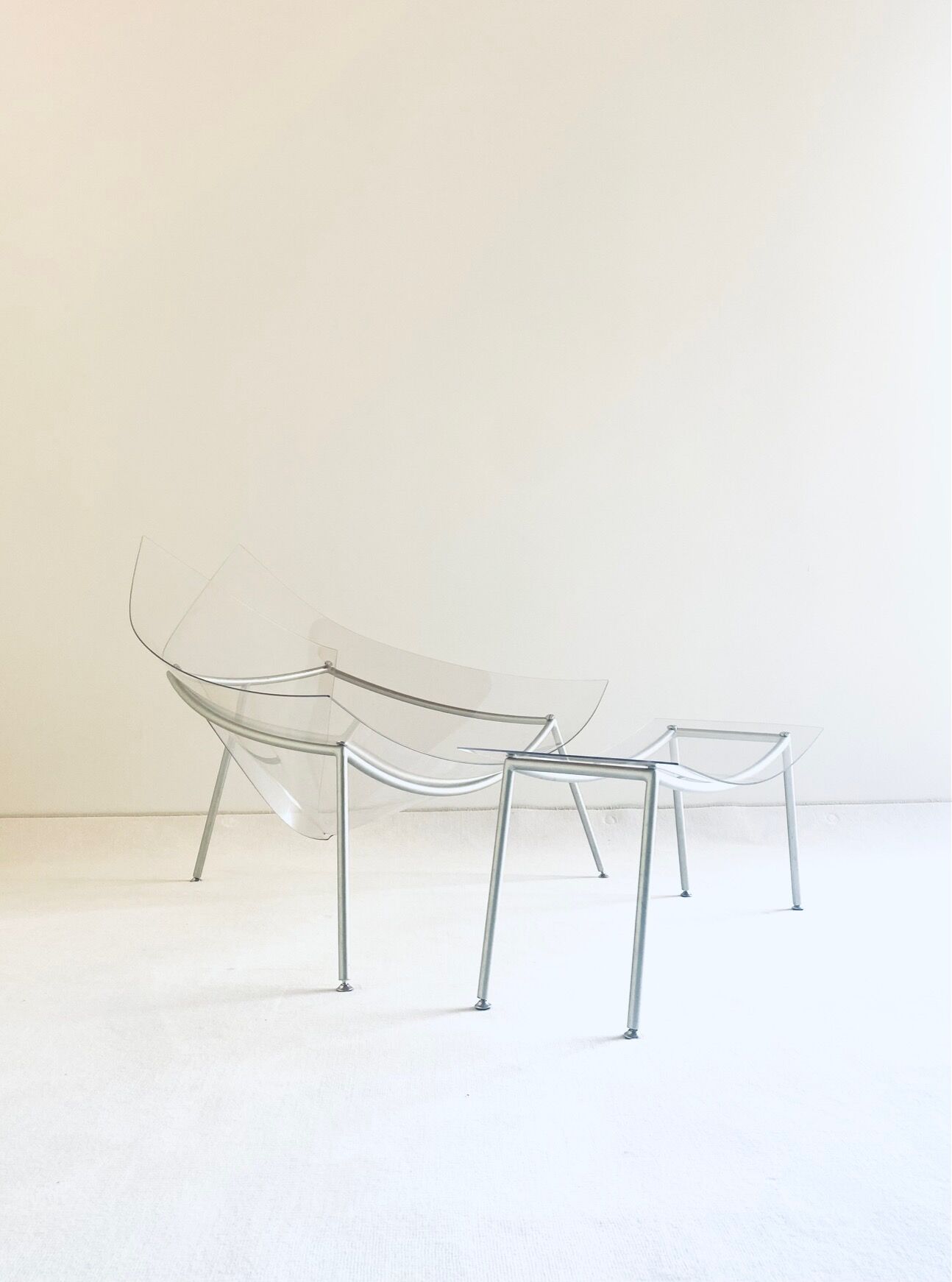 Armchair and ottoman " cone " by the Campana brothers for Edra, 1997