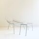 Armchair and ottoman " cone " by the Campana brothers for Edra, 1997