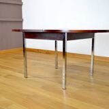 Rosewood and Chrome Dining Table 1960