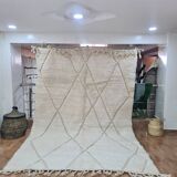 Handmade wool Berber rug 300X200 cm