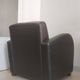 Vintage club armchair in dark brown leather – 1980s-1990s style