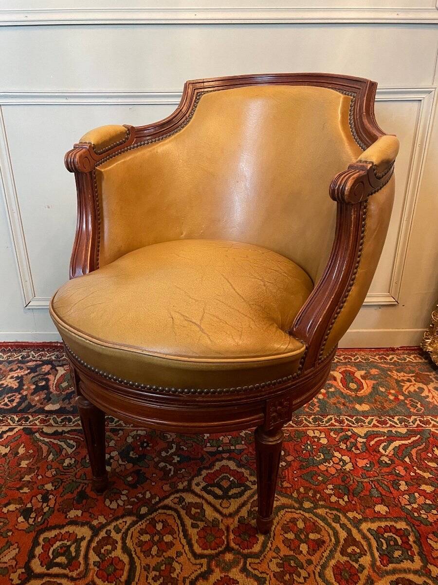 Fauteuil de bureau Tournant De Style Louis XVI