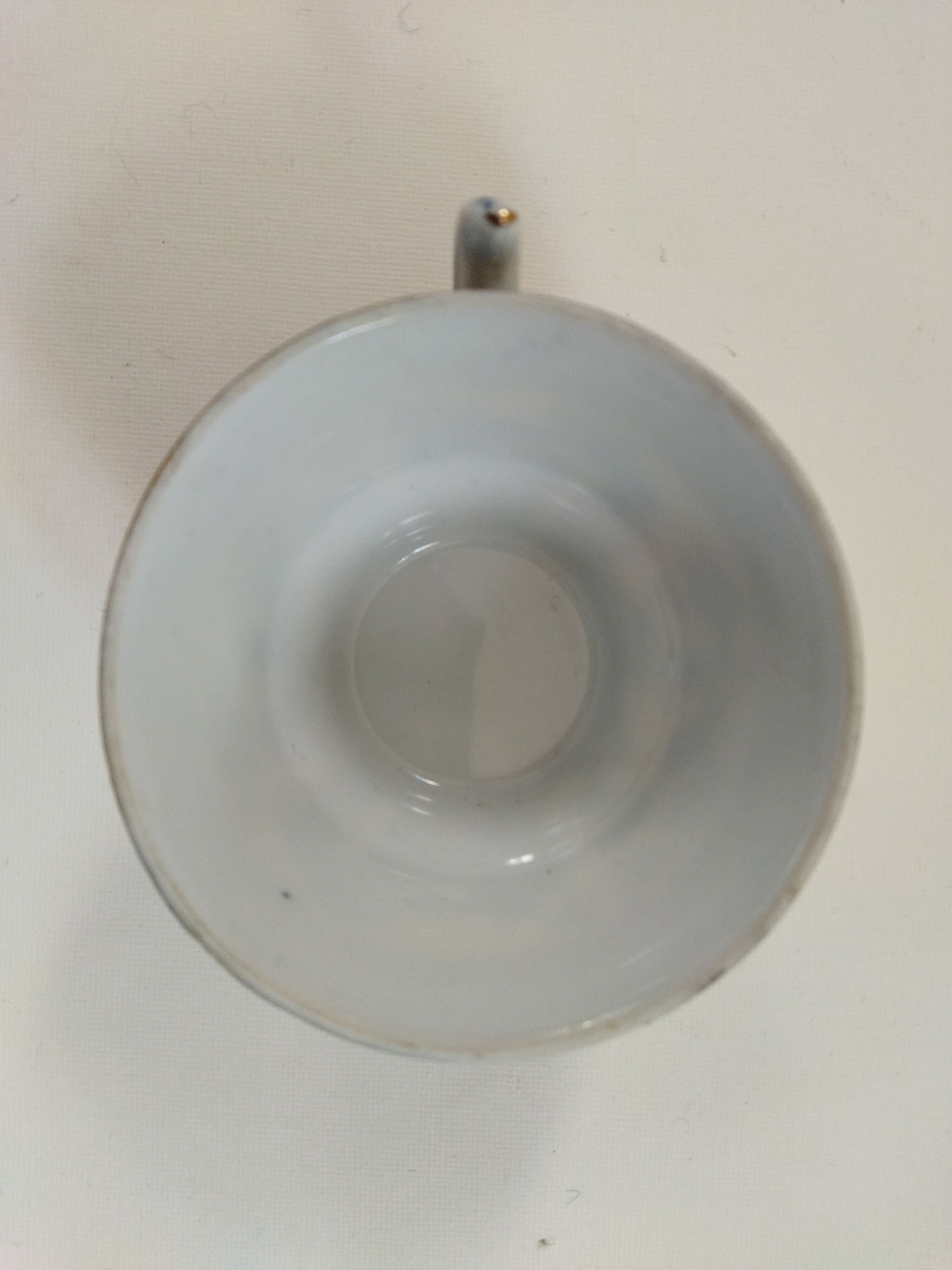 Blue Willow porcelain cup