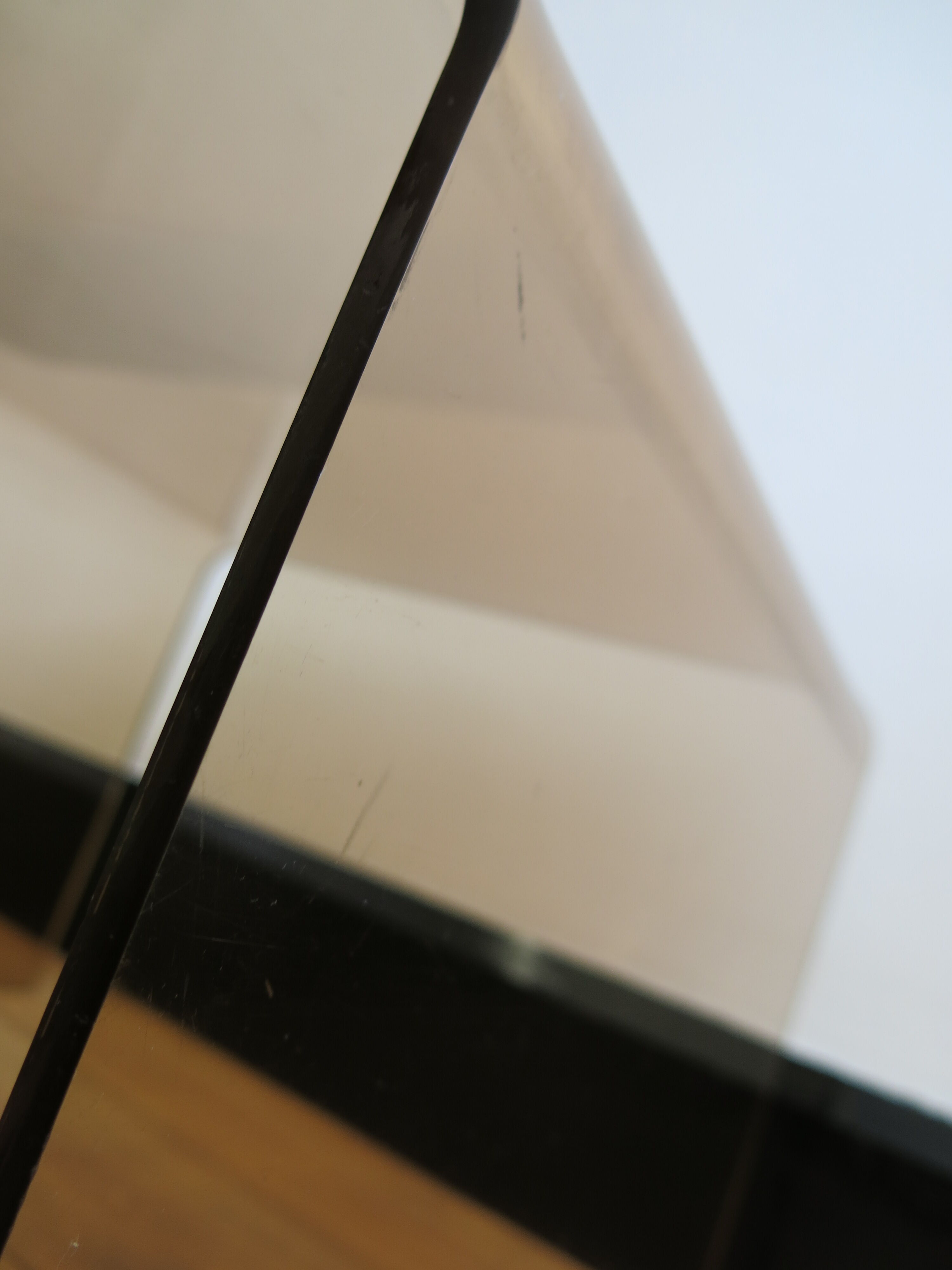 Plexi nesting tables by Michel Dumas