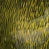 Metal pocket tray, green enameled interior