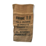 Authentic and old burlap bag 7 FARINE B.B