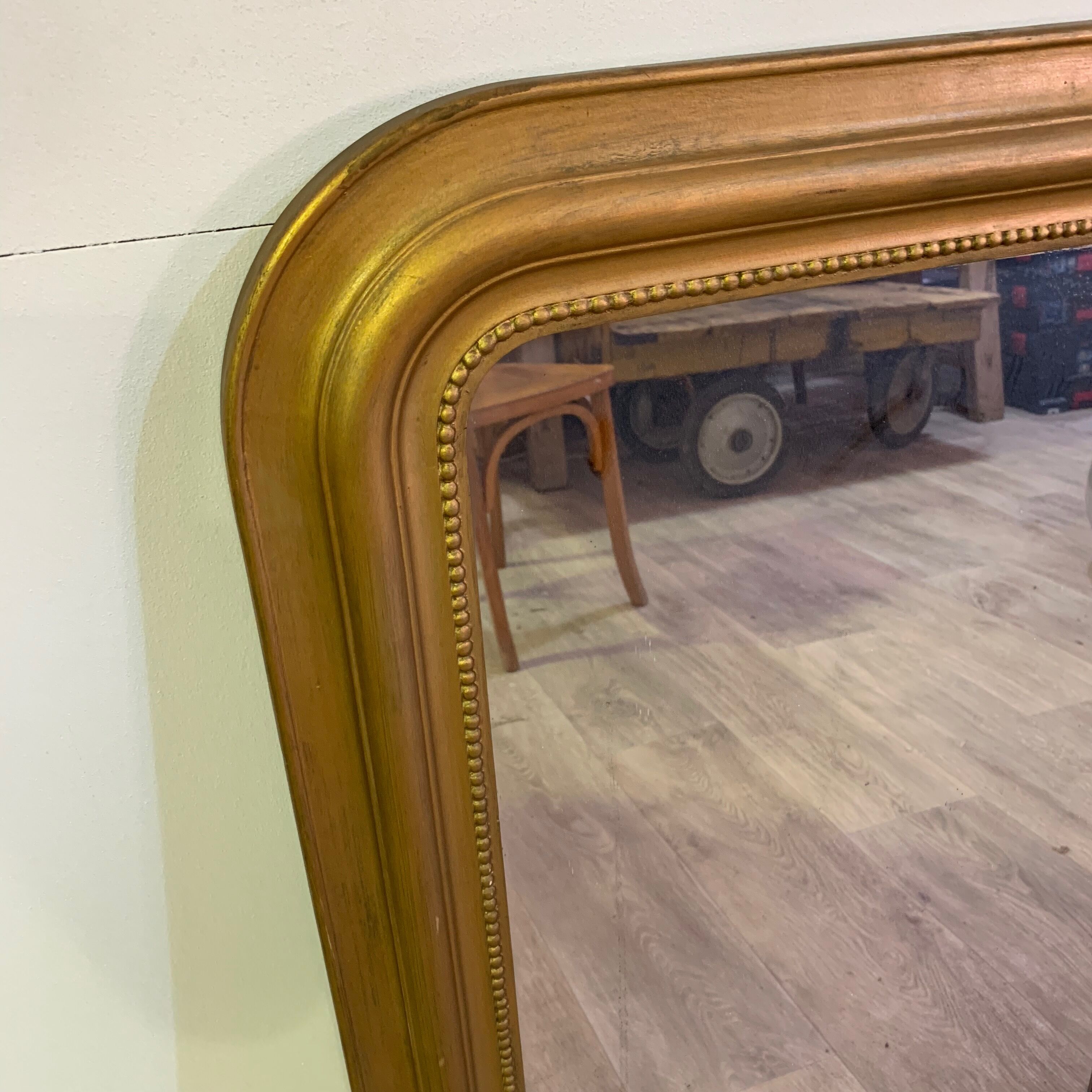 Mirror Louis Philippe gilded 88x63 cm