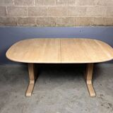 Danish Design Beech Dining Table Oval Extendable
