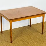 Scandinavian teak dining table with extensions 1960