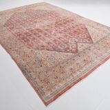 Old Antique 1955s Red Persian Heriz Rug, 274x378Cm