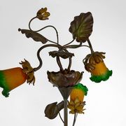 Japanese-style Heron floor lamp, Art Nouveau, France, circa 1900