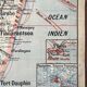 Old school map Vidal-Lablache 36, 1930, T46 – French Indochina