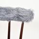Blue Moumoute chair from the 60s.