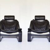Pair of Kroken Armchairs by Åke Fribytes for Nelo Möbel