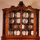 Dutch marquetry display case circa 1800
