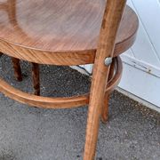 Pair of Baumann bistro chairs
