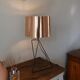 Lampe à poser design industriel, Cuivre et Métal