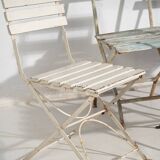 Antique folding garden chairs (c.1920). Set of 4 pieces #34