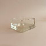 Vintage square glass empty pocket