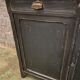 Vintage Parisian black patinated buffet