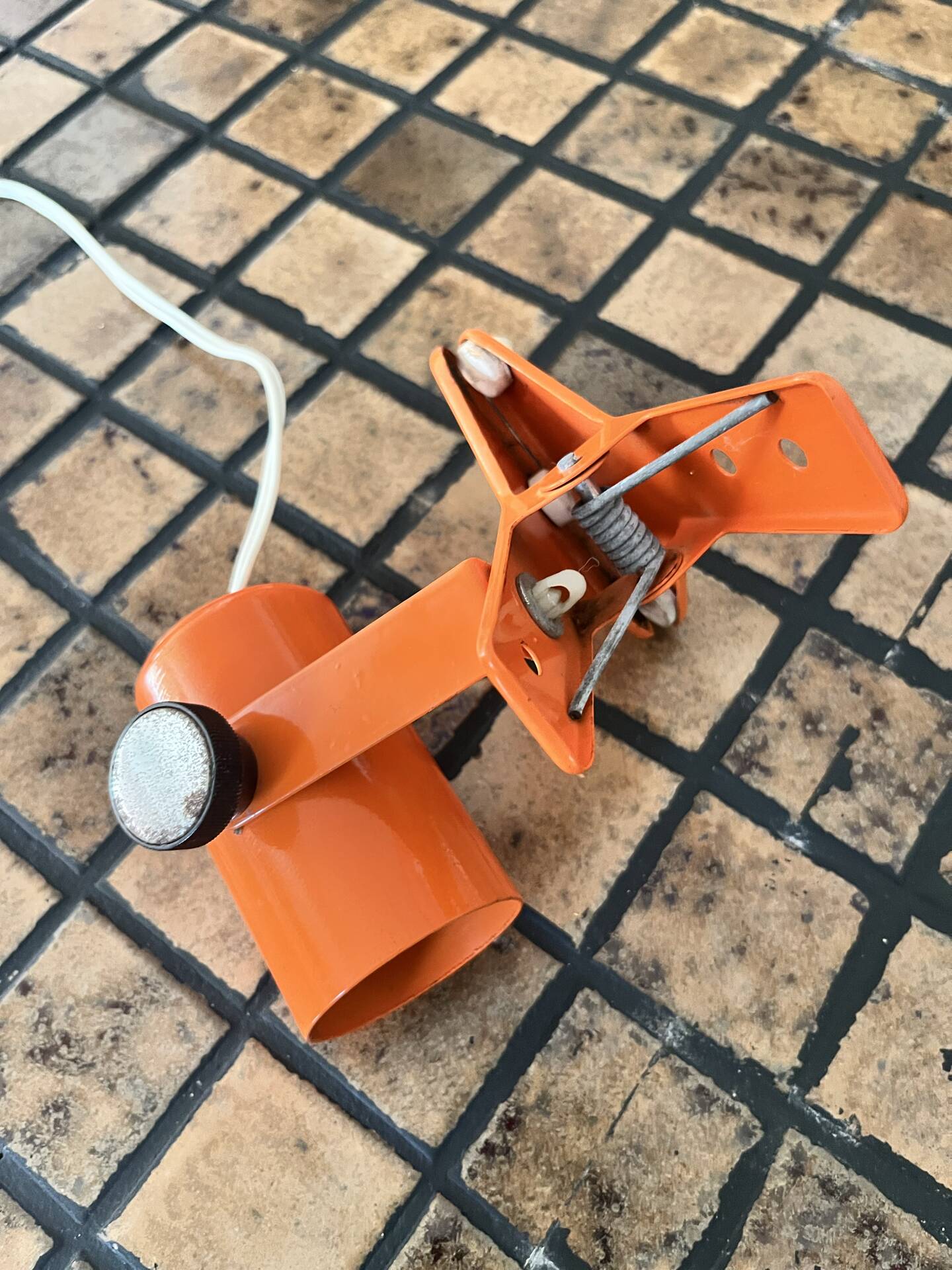 Orange spot pin